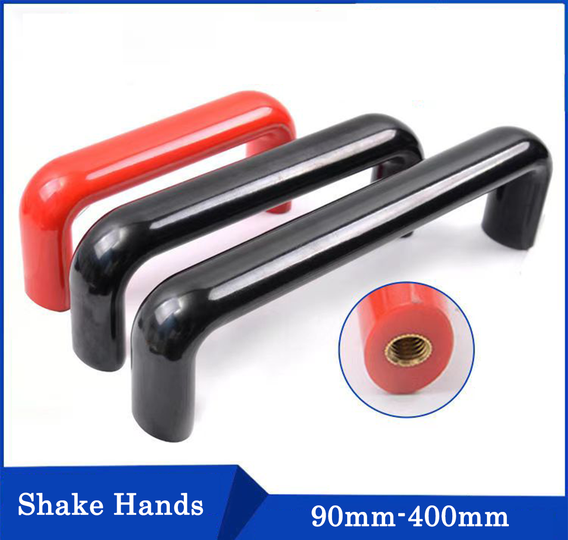 Home Improvement Retail - 1/3Pcs Elliptical Rubber Wood Red/Black Cabinet