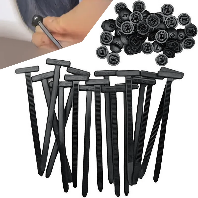 Home Improvement In Usa - Nylon No-Drill Cable Ties Fastening Straps