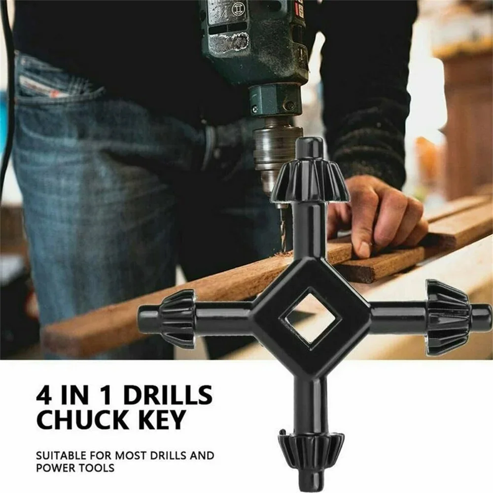 Home Improvement Retail - Universal Four-in-One Multifunctional Drill Key Wrench
