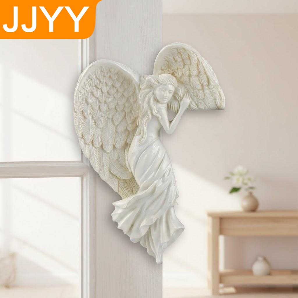 Home Improvement Angela - Resin Angel Wings Wall Sculpture Home