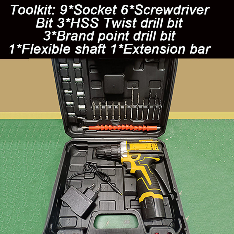 Electric Drill Set Handheld Sc - Home Improvement Retail recension och pris