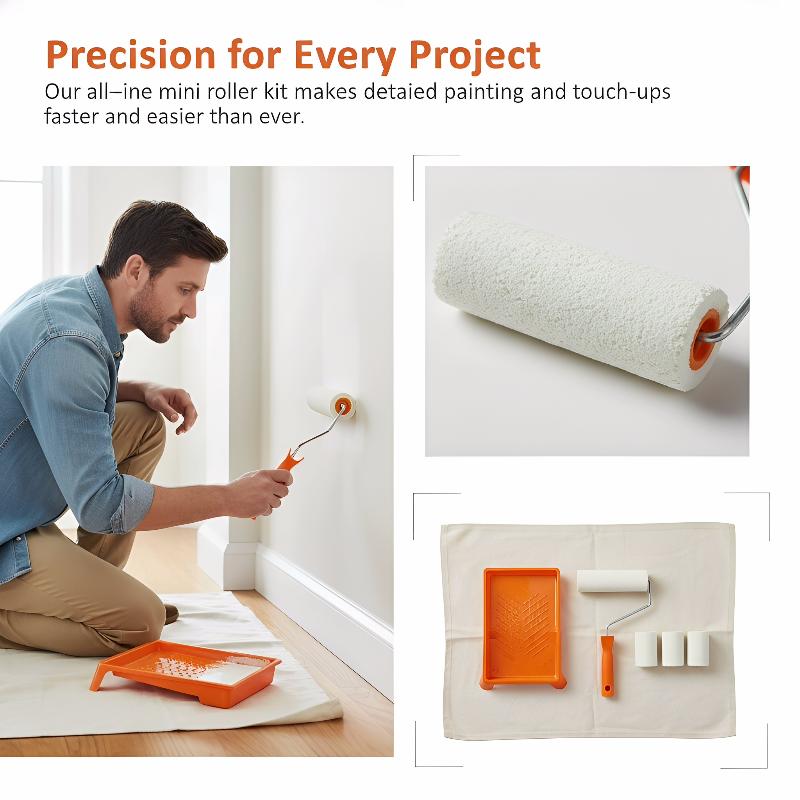 6Pcs Foam Paint Roller Kit 2 I - Home Improvement Retail recension och pris