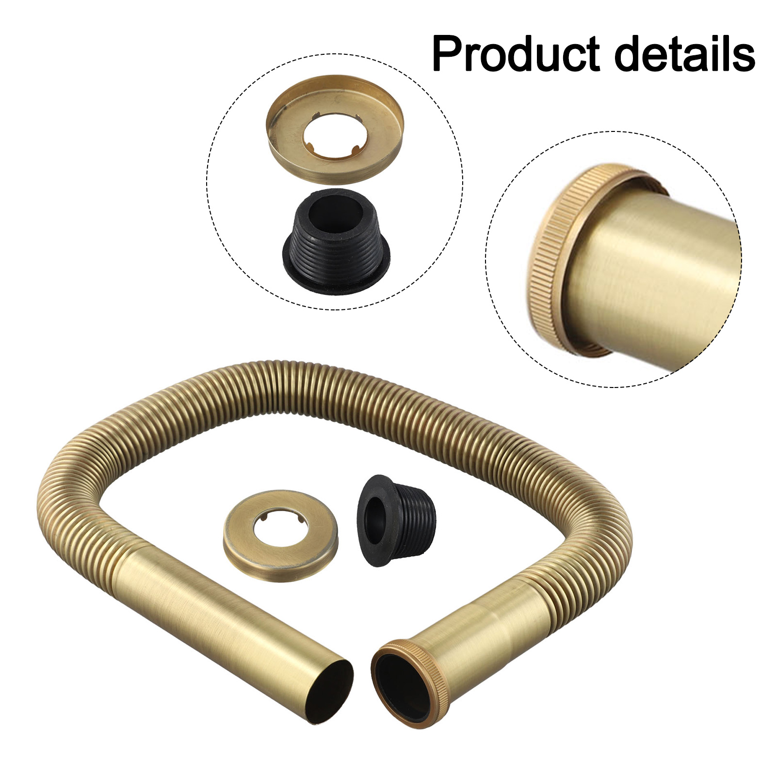 1pc Flexible Hose Brass Hose S - Home Improvement In Usa recension och pris