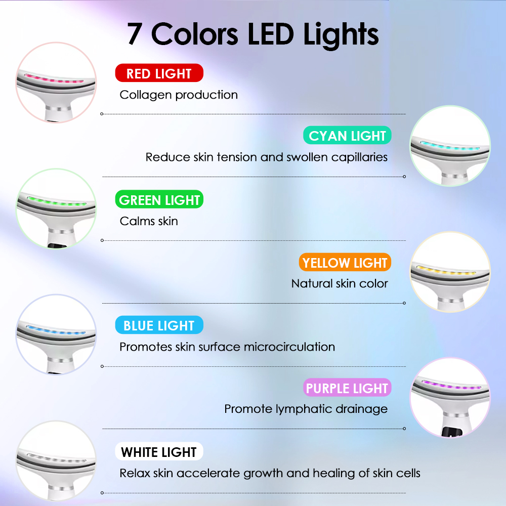 7 Colors LED Lights Face Neck  - Home Improvement In Usa recension och pris