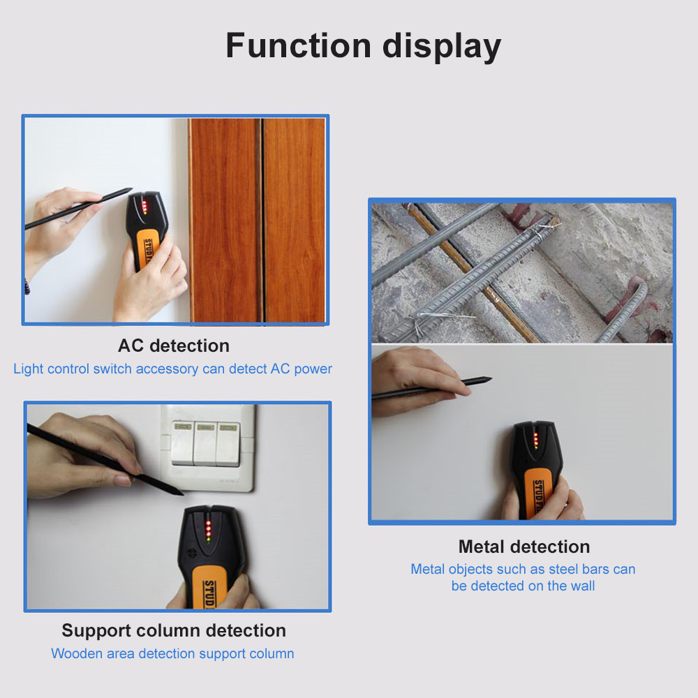 Wall-mounted metal detector Wa - Stud Finder Magnetic recension och pris